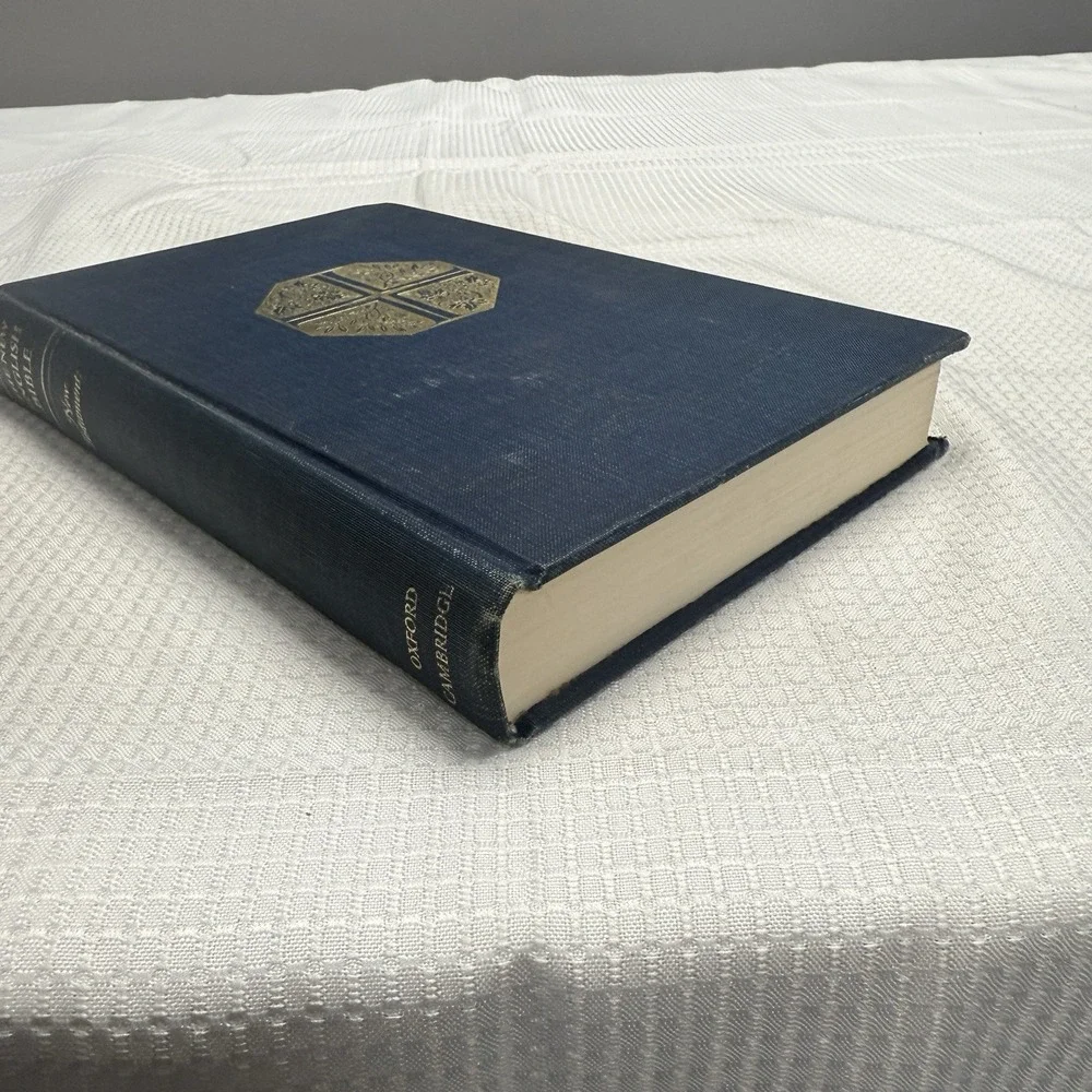 THE NEW‎ ENGLISH BIBLE New Testament by Oxford Cambridge 1961 Blue Hardcover